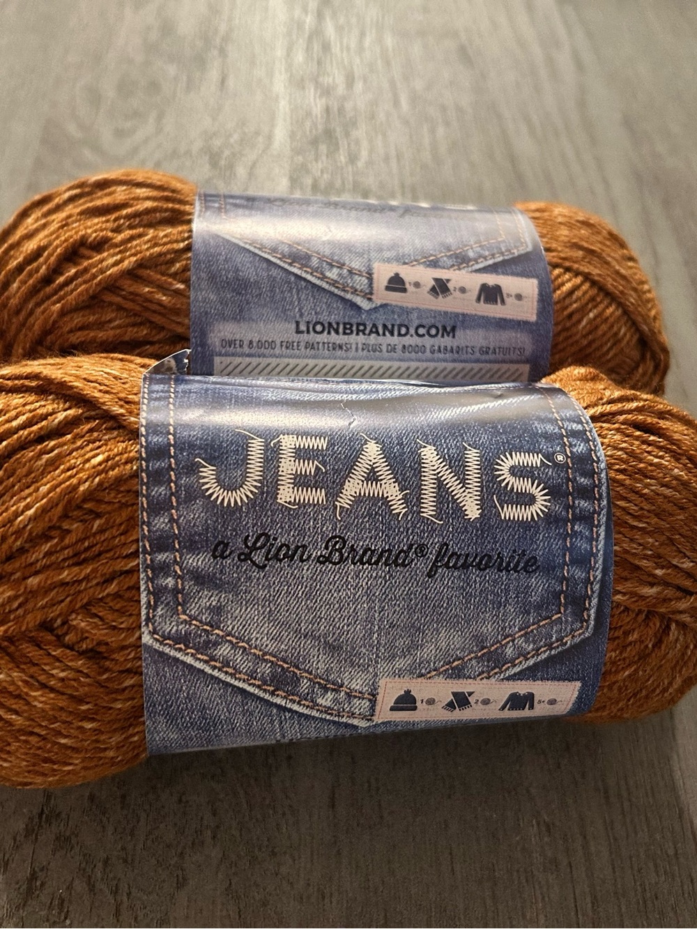 JEANS by Lion Brand Yarn - color top stitch
